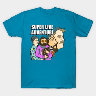 Super Live Adventure Raccoon Logo T-Shirt